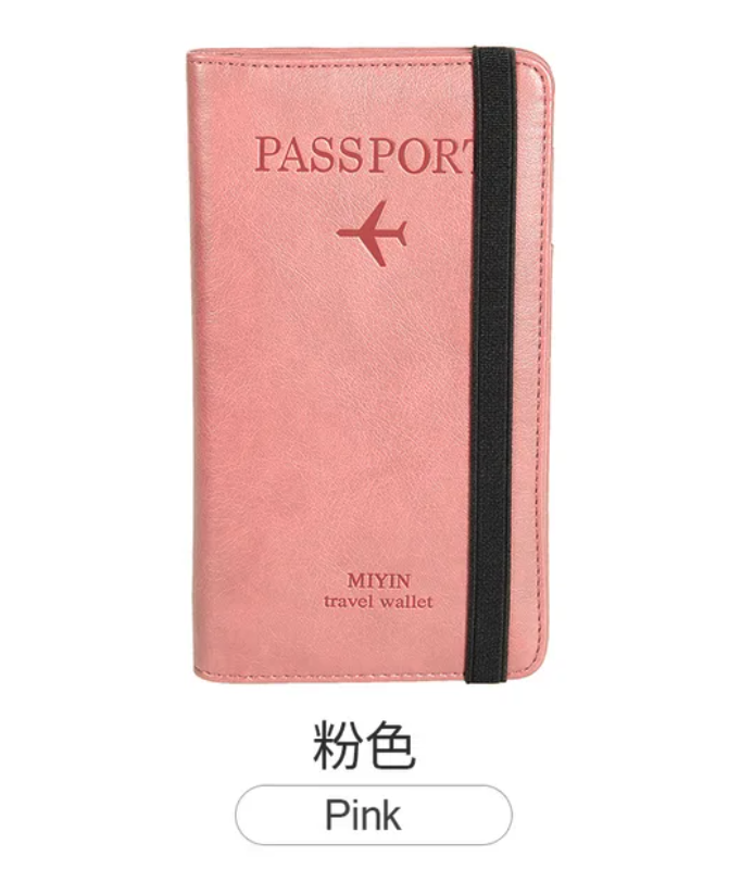 Secure Travels Leather Passport Case