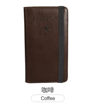 Secure Travels Leather Passport Case